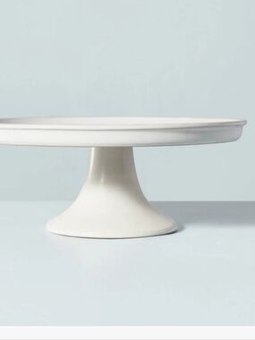 Hearth & Hand Magnolia Stoneware Cake Stand 11" Cream – New